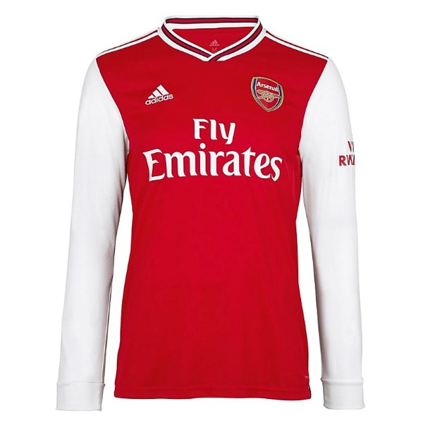 Camiseta Arsenal Replica Primera Ropa ML 2019/20 Rojo